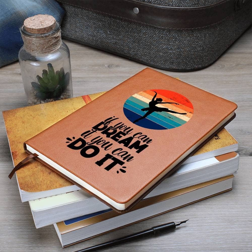 Dancer's Dream - Vegan Leather Journal Journals ShineOn Fulfillment