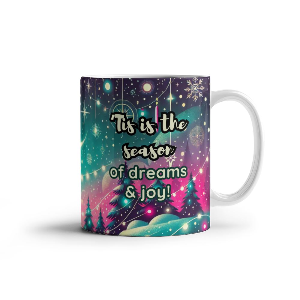 Celestial Christmas Dream Mug – Festive Magic for Dreamers Jewelry ShineOn Fulfillment