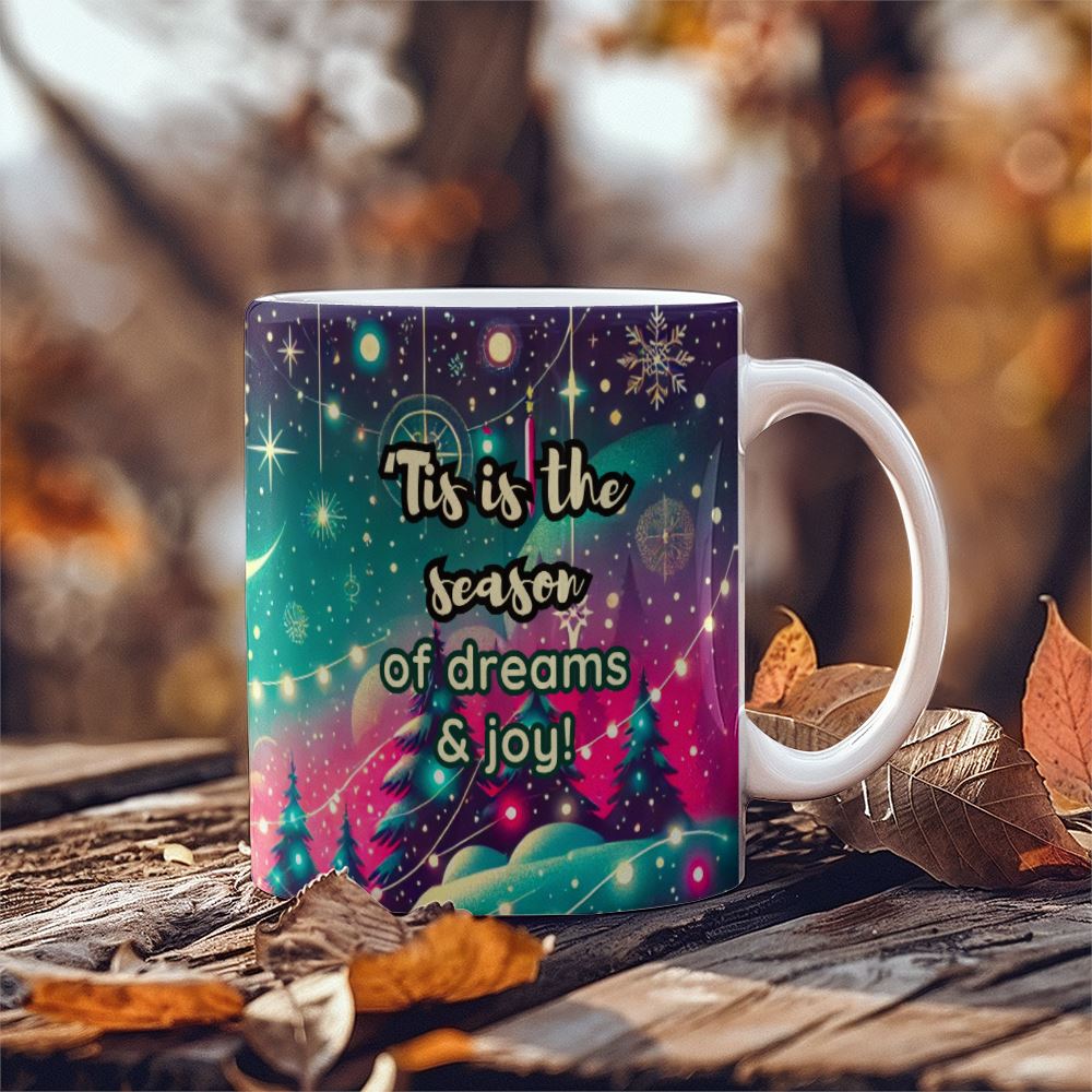 Celestial Christmas Dream Mug – Festive Magic for Dreamers Jewelry ShineOn Fulfillment