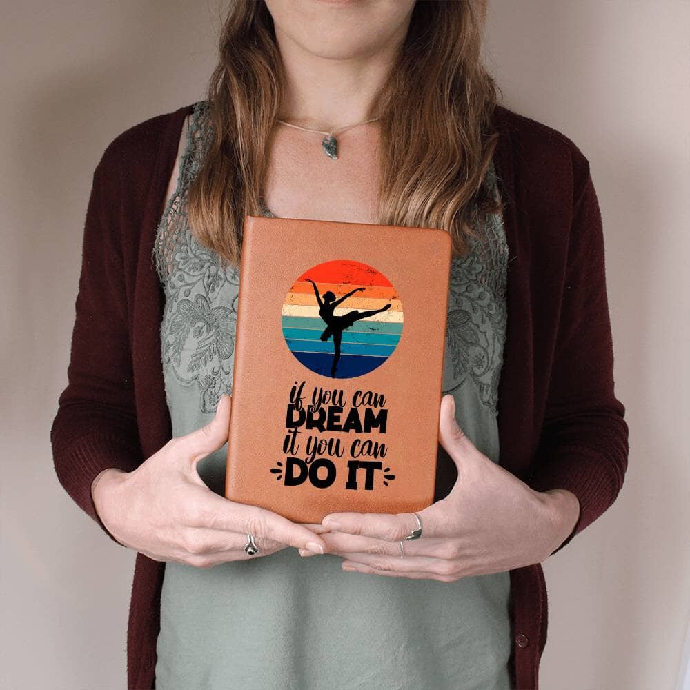 Dancer's Dream - Vegan Leather Journal Journals ShineOn Fulfillment 