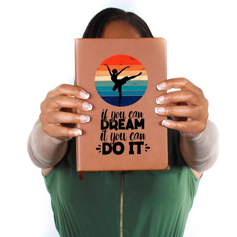 Dancer's Dream - Vegan Leather Journal Journals ShineOn Fulfillment 