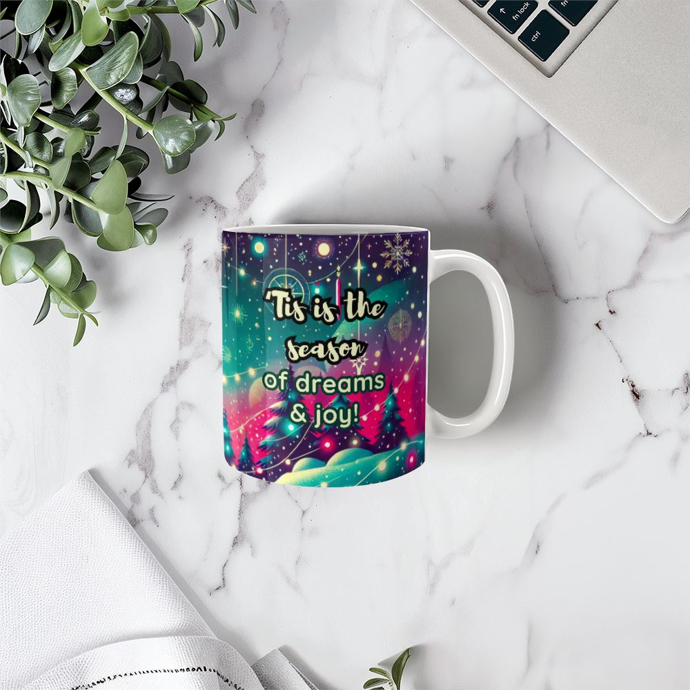 Celestial Christmas Dream Mug – Festive Magic for Dreamers Jewelry ShineOn Fulfillment 