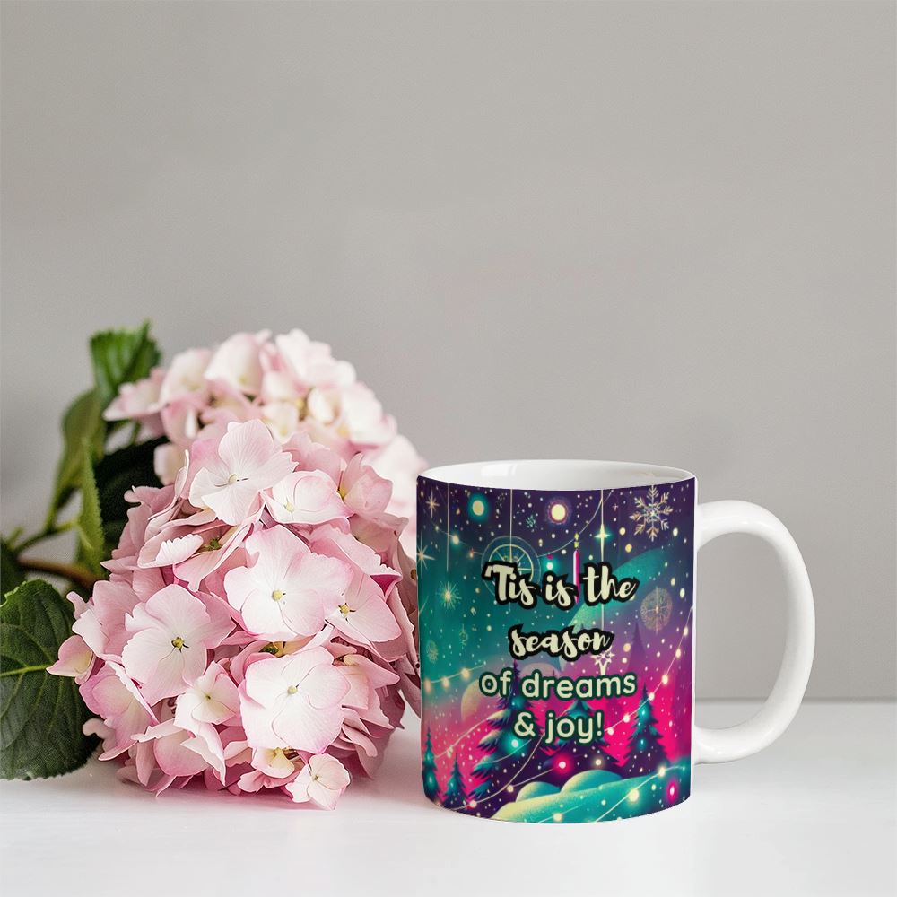 Celestial Christmas Dream Mug – Festive Magic for Dreamers Jewelry ShineOn Fulfillment 