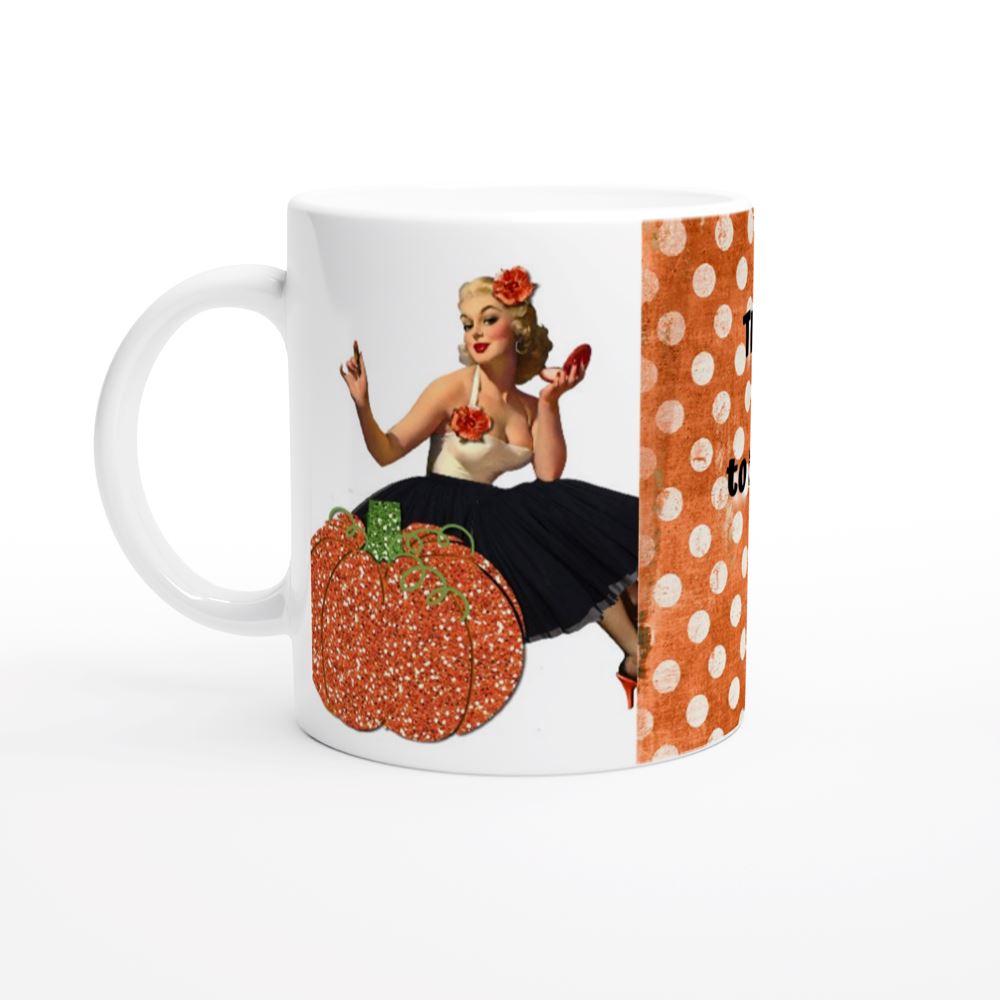 There Is Always Something To Be Thankful For *** 11oz Designer Vintage Retro Style Ceramic Mug Print Material Gelato 